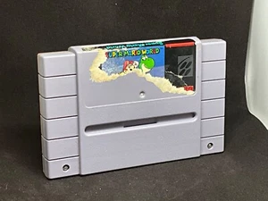 SNES Super Mario World - Bad Label ) getestet GUT Vintage Super Nintendo - Bild 1 von 3