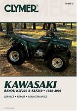 CLYMER KAWASAKI BAYOU KLF220 & KLF250, 1988-2003: By Clymer Publications *W BARDZO DOBRYM STANIE*