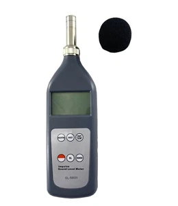 Impuls Schallpegelmessgerät Tester mit Reichweite 25dB~130dB(A) Großbildanzeige - Bild 1 von 10