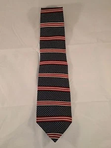Mark Anderson Silk Tie USA Flag Style Mens Tie 100% Silk - Picture 1 of 5
