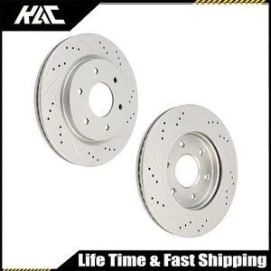 Drilled Brake Rotors For INFINITI QX56 2005-2006; Nissan TITAN 05-07 31425 Front - Bild 1 von 19