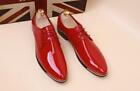 # Mens Patent Leather Casual lace up Oxfords Formal Wedding Dress Shoes NEW