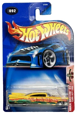 🔥Hot Wheels 1959 Cadillac Radical Wrestlers 3/5 amarillo 2003 coleccionistas #092 Foto 1 de 4
