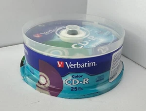 25er Pack Verbatim CD-R 52x Discs in mehreren Farben #98433 - Lagerausverkauf! - Bild 1 von 4