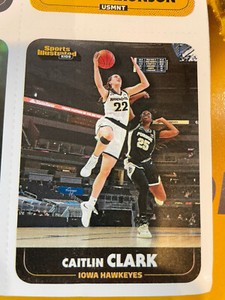 2021 Si for Kids basketball CAITLIN CLARK Iowa Hawkeyes RC uncut sheet