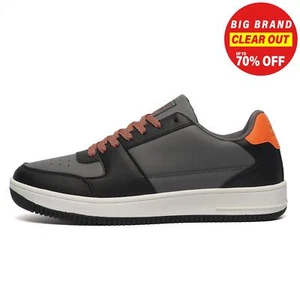 Crosshatch Toribio Mens Classic Everyday Trainers Casual Comfort Sneakers Grey - Picture 1 of 5