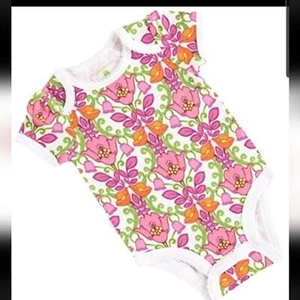 Vera Bradley Lilli Bell Ruffle Bodysuit 3-6 Months NEW In Box - Picture 1 of 7