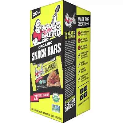 Dave's Killer Bread Organic Snack Bars, Oat-Rageous Honey Almond, 20 ct. - Image 1 of 4