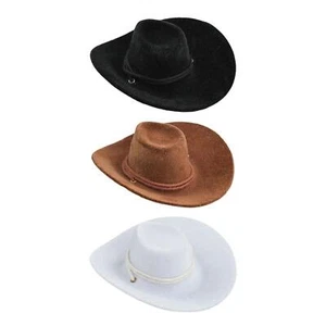 1/6 Mini Cowboy Hat Miniature Doll Hat for 12in Action Figure Accessory - Picture 1 of 22