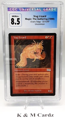 Vug Lizard - Urza's Saga - MTG - Graded - CGC 8.5 - Image 1 of 4
