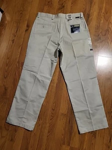 Pantalones chinos Dockers frente plano 36" X 30" calce relajado sin arrugas de algodón nuevos con etiquetas - Imagen 1 de 7