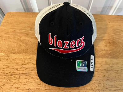 Gorra Portland Trailblazers Reebok ajustada mediana nueva con etiquetas Foto 1 de 2