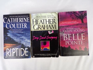Karen Young Heather Graham Catherine Coulter Romantic Suspense 3 Great Stories - Picture 1 of 3