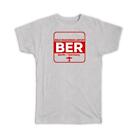 T-shirt cadeau : Allemagne Berlin Brandebourg aéroport BER voyage pilote de ligne