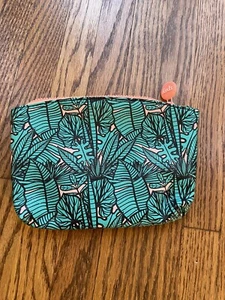 Ipsy July 2019 Glam Bag TROPISCHER PALMENBLATTDRUCK Make-up Beutel NUR KOSMETIKTASCHE! - Bild 1 von 3