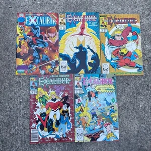 Excalibur Marvel Comics Lot Of 5 Vintage Collectors Books - Bild 1 von 6