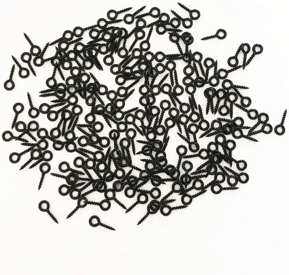 Pequeño mini gancho de pasador de ojos de tornillo para hacer joyas, botellas de corcho, resina, cuentas, estaño Foto 1 de 4