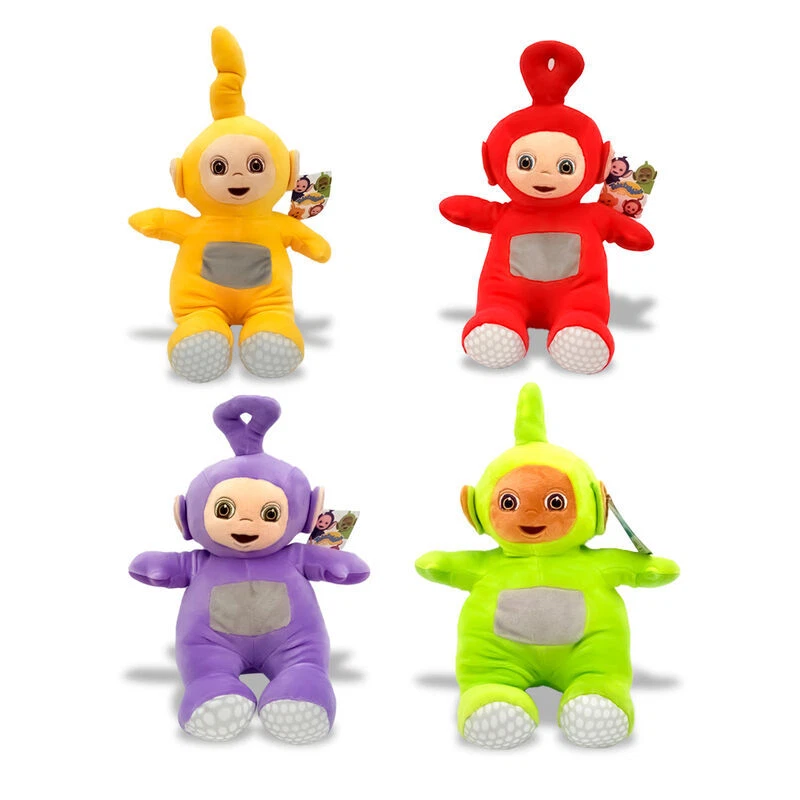 PLAY BY PLAY Peluche Teletubbies Tinky Winky Dipsy Laa-Laa Po h 38 cm