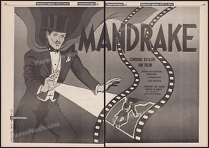MANDRAKE THE MAGICIAN - Original 1980 Trade AD promo / poster _ King Features - Picture 1 of 3