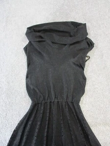 Alice + Olivia Dress Womens Xs Black Dazzle Blouson - Picture 1 of 11