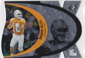 PEYTON MANNING Upper Deck SPX Tennessee Volunteers Football DIE-CUT Card BRONCOS - Picture 1 of 2