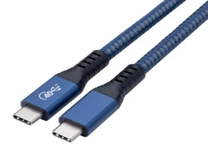 Cable USB-C macho a macho USB4 Next Gen 5A 100W PD 40Gbps 8K 0,8 m - Imagen 1 de 10