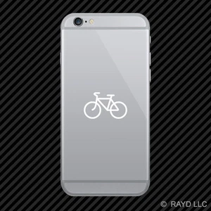(2x) Cycling Symbol Cell Phone Sticker Mobile road bike triathlon many colors - Picture 1 of 19