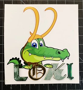 Marvel Loki Gator Decal Sticker - Picture 1 of 3