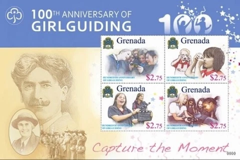 Grenada - 2010 - Girlguiding 100th Anniversary - Sheet Of 4 - MNH Cover