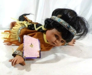 "Sweet Dream"Collection. Porcelain,Native American,Baby Doll,NW/T# 7268 - Picture 1 of 12