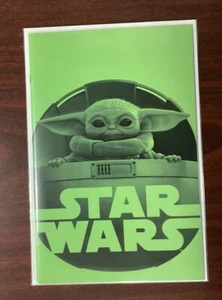 Star Wars Mandalorian 2 Grogu Baby Yoda Negative Wash Variant JTC Christopher - Picture 1 of 1
