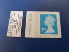 u2995 - 2ème code bleu M21L avec onglet couleur sur papier support SBP2i - MNH/U/M