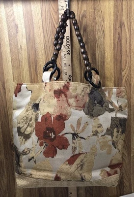 Bolso de Mano Carol Creations By Carol Goul Otoño Naranja Marrón Y Tostado Floral-B8 Foto 1 de 4