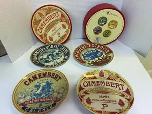 BIA Cordon Bleu Camembert Superieur Set of 4 French Cheese Plates Boxed - Foto 1 di 13