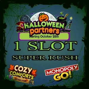 monopoly_go partner even Halloween Partners Event  Cozy Comfort ALBUM - Picture 1 of 1