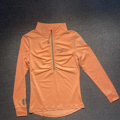 JERSEY MEDIANO MUJER DIAMANTE NEGRO HARLEY DAVIDSON 1/4 CREMALLERA  Foto 1 de 4