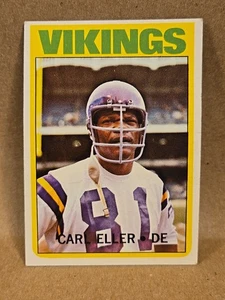 1972 Topps Football #20 Carl Eller Defensive End Minnesota Vikings NFL HOF  - Picture 1 of 4