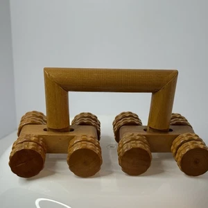 Vintage Basic Hardwood Hand Roller Massager - Picture 1 of 11