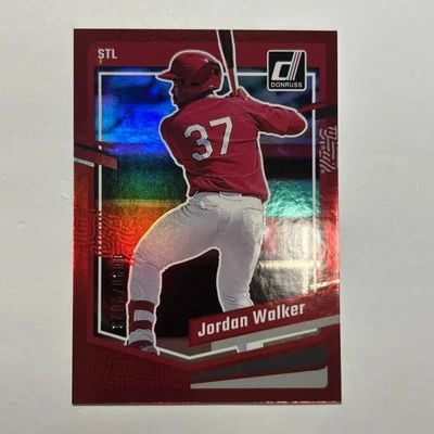 2023 Panini Donruss - Jordan Walker #114 Holo Red /2023 (RC) - Image 1 of 2