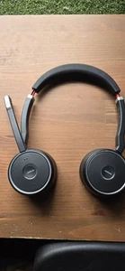 Jabra Evolve 75 HSC040W Stereo Headset Black Wireless Bluetooth No dongle - Zdjęcie 1 z 3