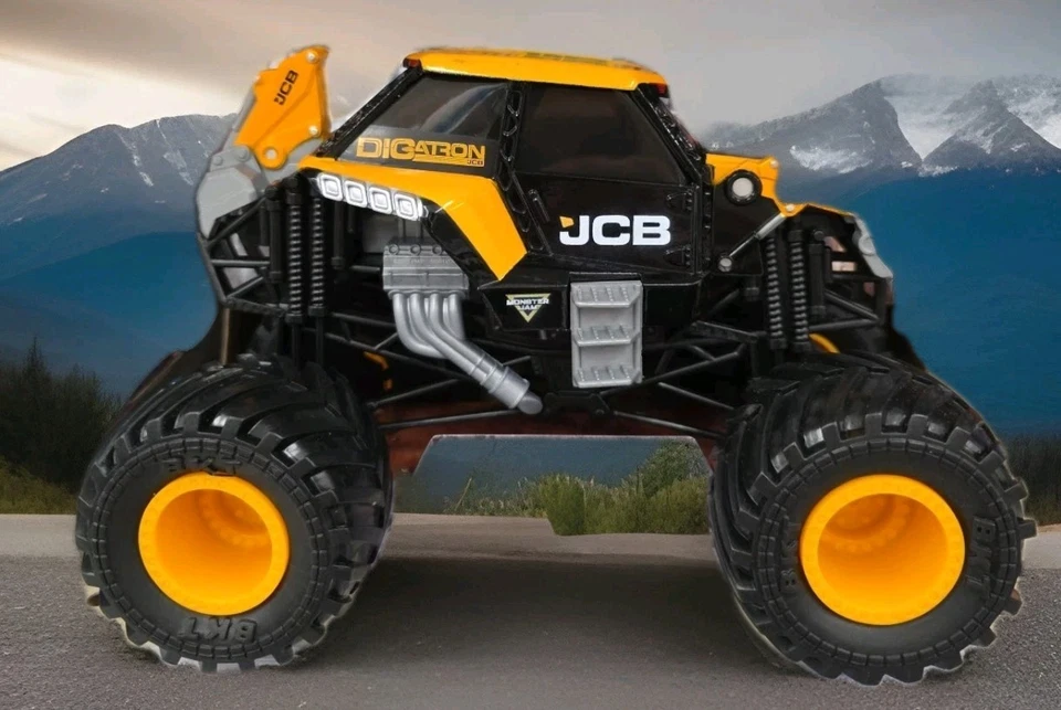 2025 Spin Master Monster Jam JCB DigAtron Monster Truck 1:24 - Изображение 1 из 4