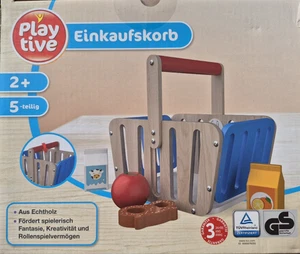 Einkaufskorb, 5 - teilig, Holzkorb, Playtive, Holz, Kaufmannsladen, Kreativität - Bild 1 von 10