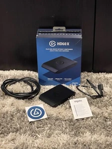 Elgato HD60X External Video Capture Card 4K60 HDR Passthrough PS5 Xbox PC Mac - Photo 1/5