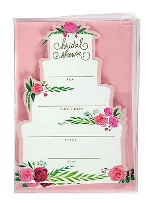 New Hallmark Bridal Shower Invitations Wedding Cake 20 Ct. Collection Sealed - Image 1 of 3