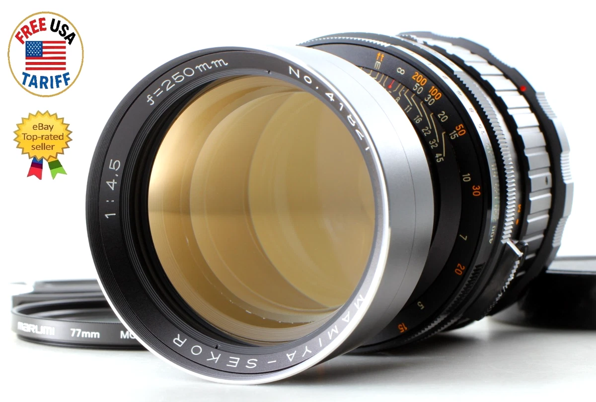 Mamiya f/4.5 Camera Lenses 250mm Focal for sale | eBay