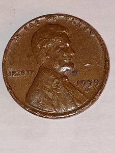 1959 D Mint Mark Penny - Picture 1 of 3