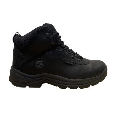 Timberland Hombres Cuero Negro Blanco Cornisa Medio Impermeable Botas de Senderismo Talla 10 Foto 1 de 4