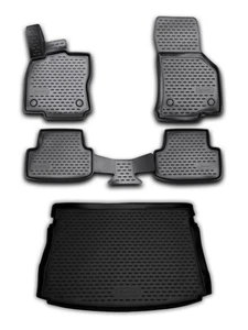 Juego alfombrillas goma Element 3D adecuado para Audi A6 | Mk5 V, C8 | 2018-2025 | Combi - Imagen 1 de 6