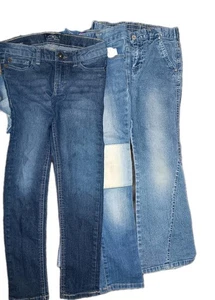 Lot of 3 pairs of Girls Size 7 Jeans - Picture 1 of 1