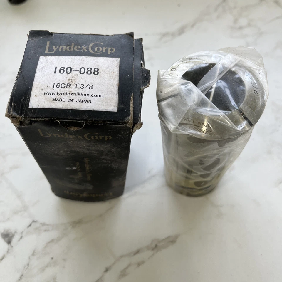 Lyndex 1-3/8" 16CR Round Collet 20 Internal Thread, M47.50 x 1.75 160-088 - Image 1 of 4